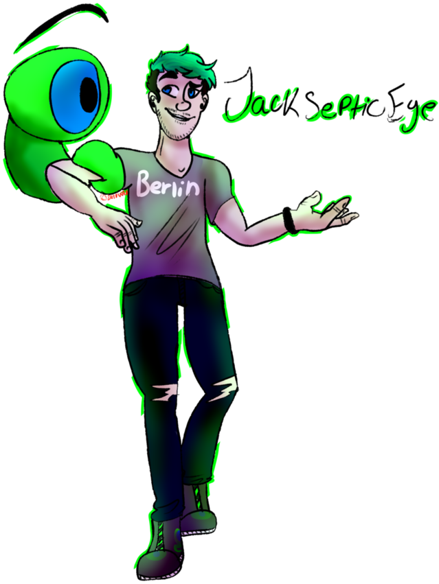 Fullbody Jacksepticeye By Virtue Of The Stars - Jacksepticeye Full Body Transperent (774x1032)