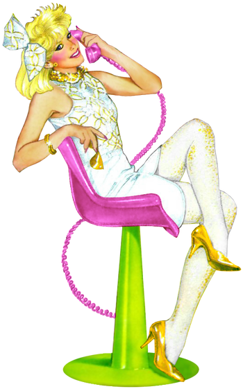"glitter & Gold" Jerrica Benton From "jem And The Holograms" - Jem And The Holograms Jem Box Art (421x600)