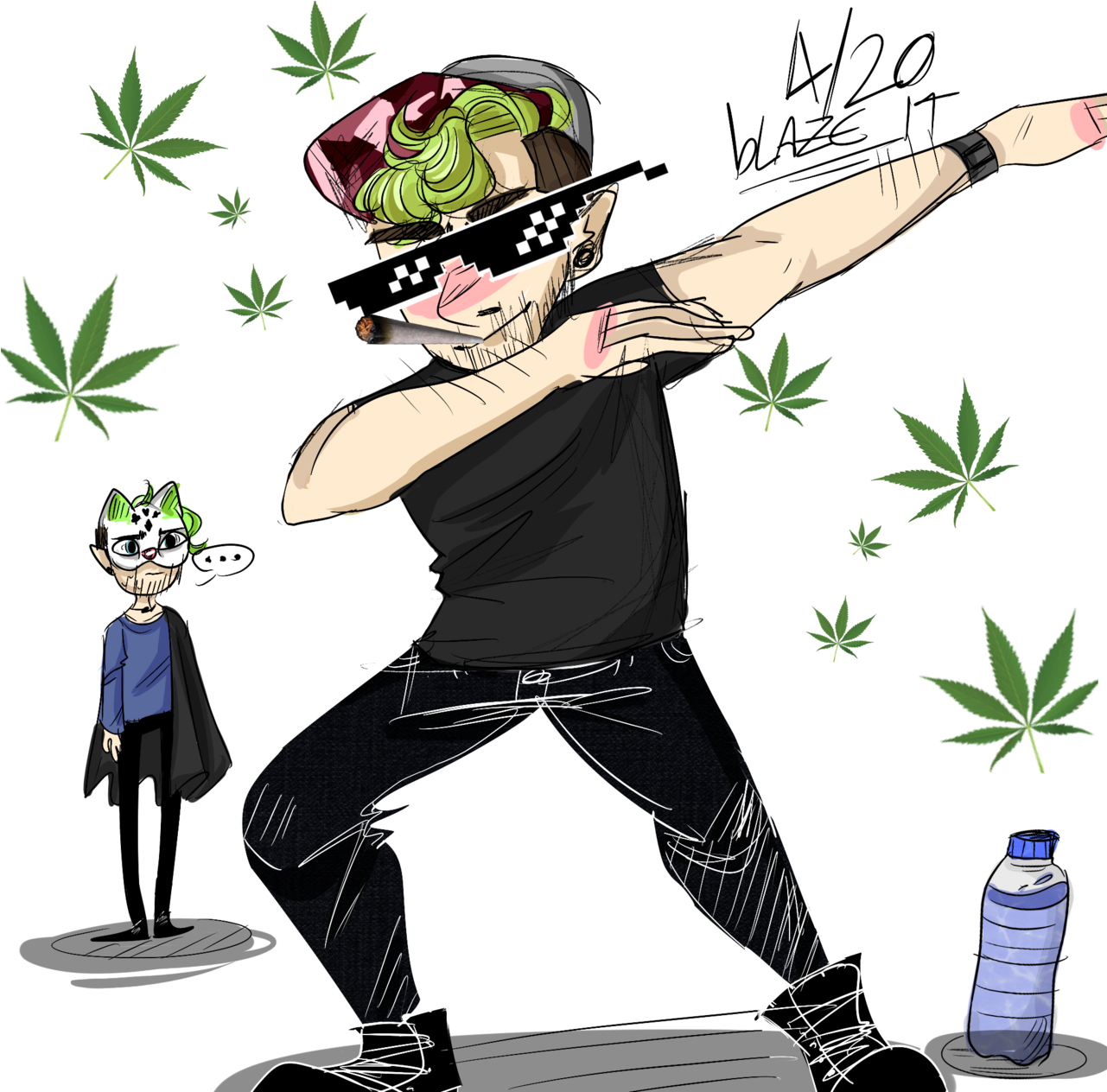Why Am I Like Thissssssss Septicart Jacksepticeye Jacksepticeye - Cannabis (1280x1280)