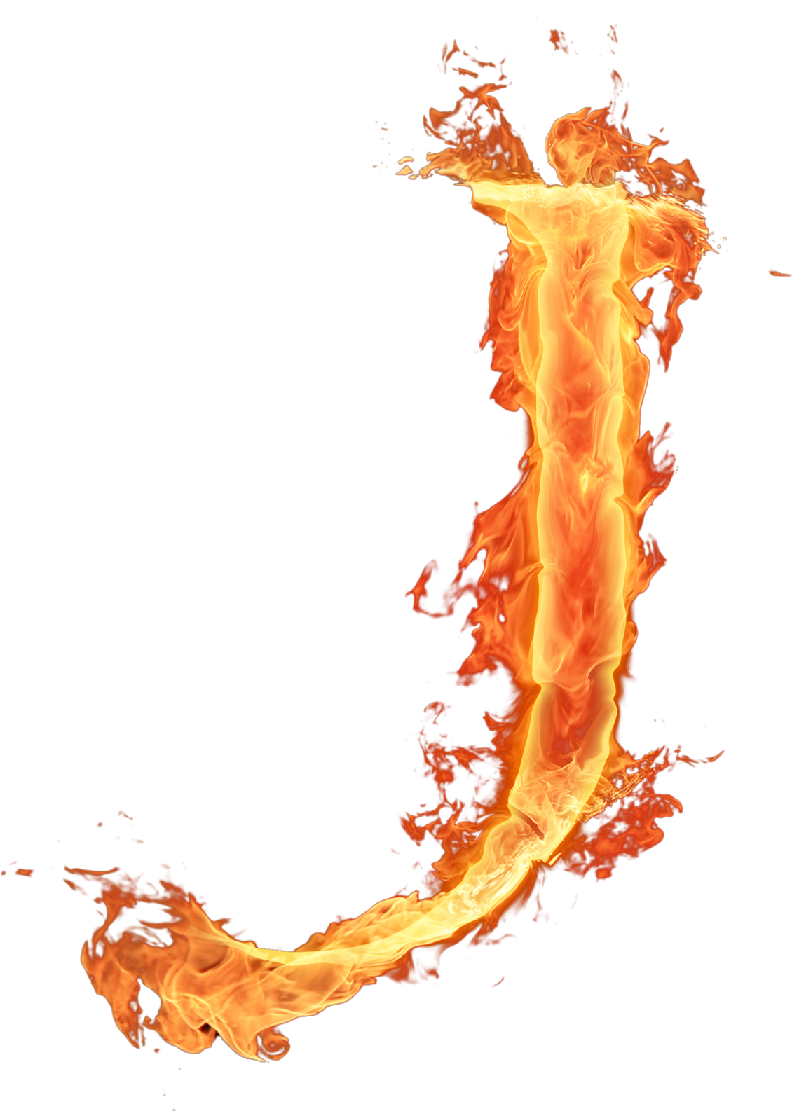 Letter Fire Alphabet J - Fire J Letter Png (1275x1600)