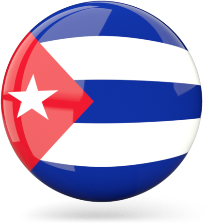 Illustration Of Flag Of Cuba - Cuba Flag Round Png (640x480)