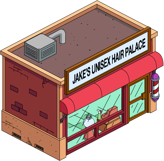 Jake's Unisex Hair Palace - King Toot's Music Store (540x532)