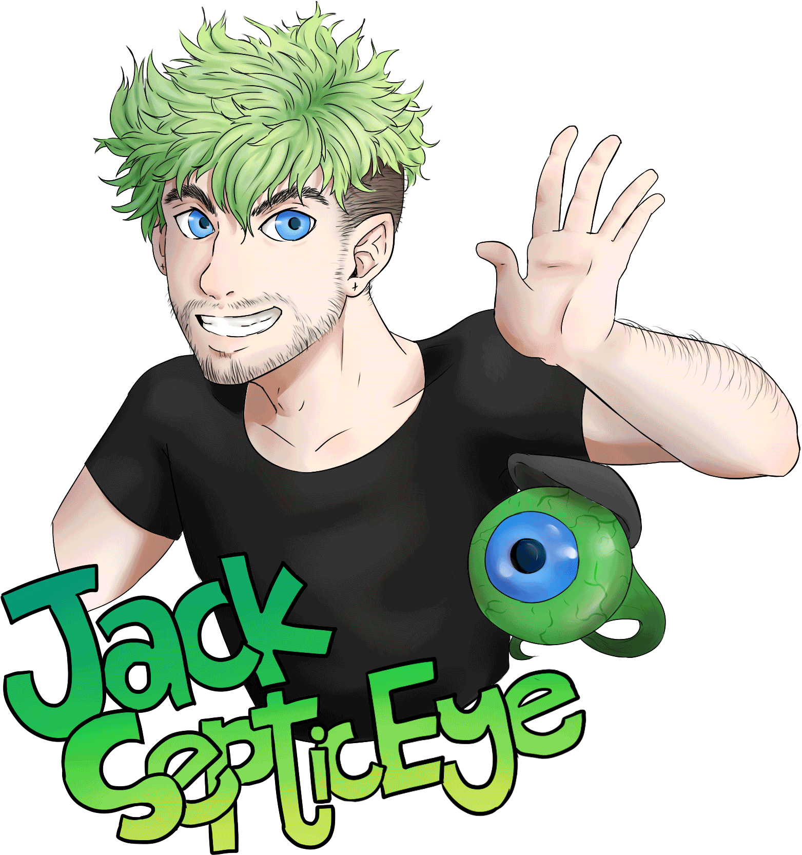 Jacksepticeye - - Fan Art (1830x1842)