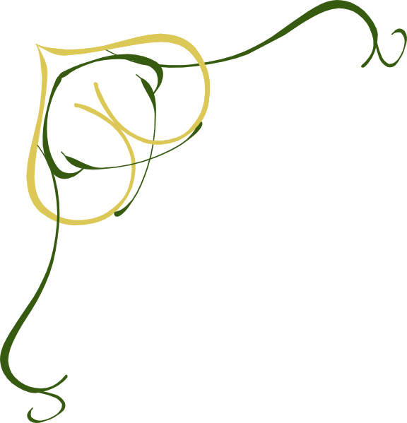 Gold And Green Clipart (576x599)