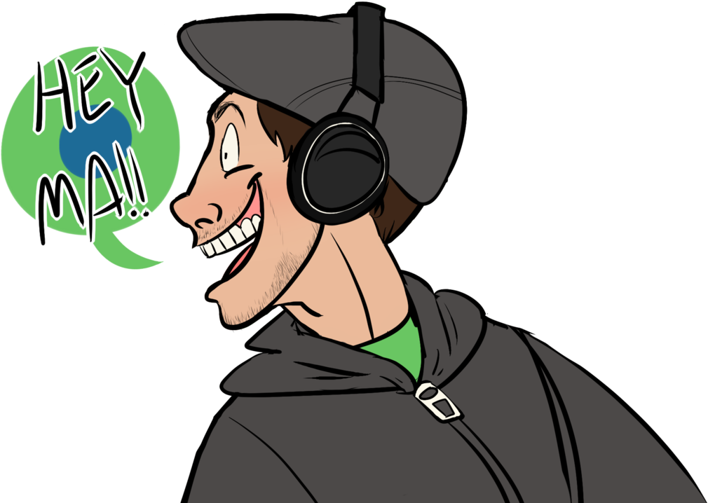 Hey Ma By Thedorkychicken - Cartoon (1024x734)