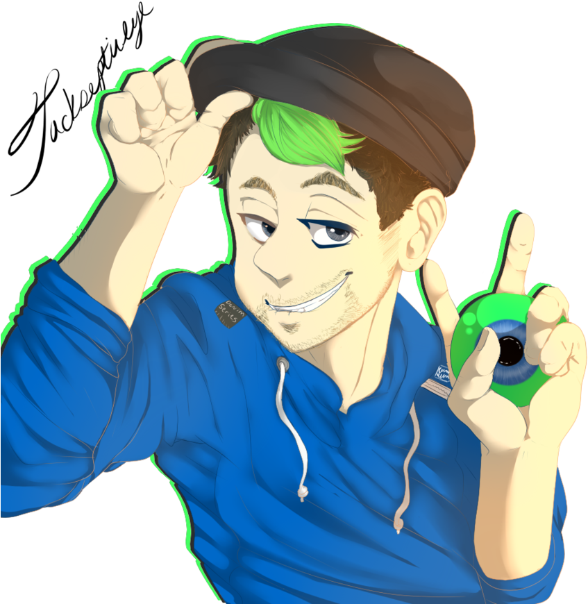 Jacksepticeye Fanart By Ezraspost - Cute Jacksepticeye Fan Art (894x894)