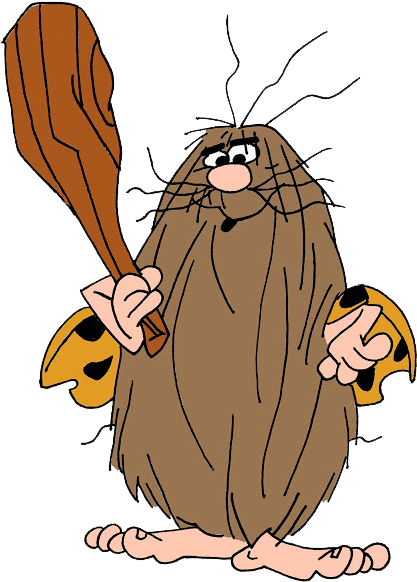 Caveman Q - Homem Da Caverna Png (517x640)