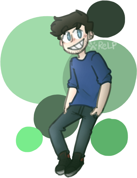 Redraw Ii Jacksepticeye By Puppyrelp - Digital Art (600x650)
