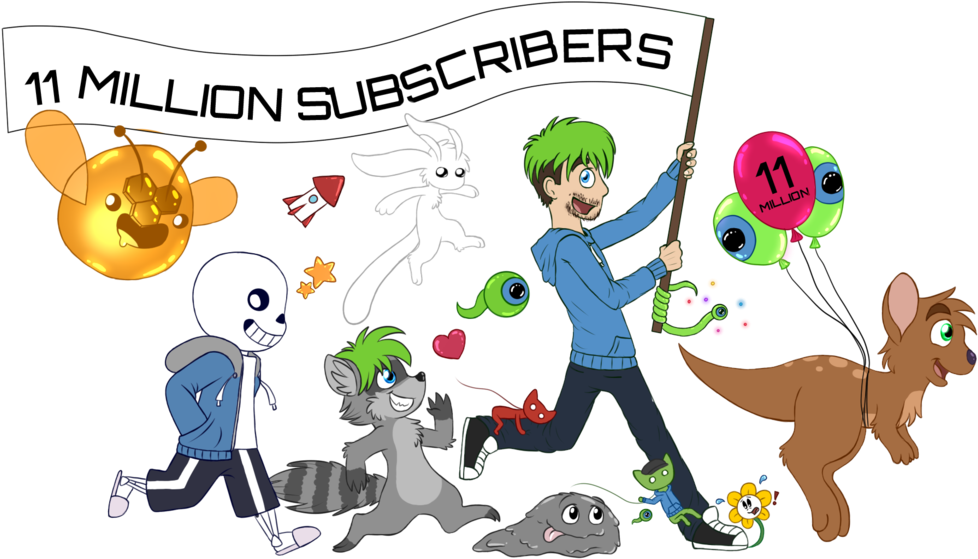 Jacksepticeye 11 Million Subscribers By Lyra-somnium - Jacksepticeye (1023x601)