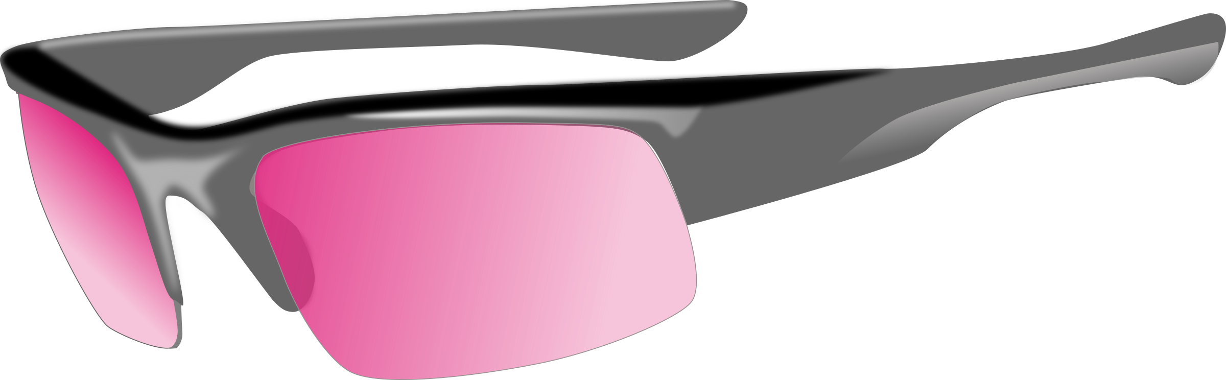 Get Notified Of Exclusive Freebies - Sunglass Clipart (2400x744)