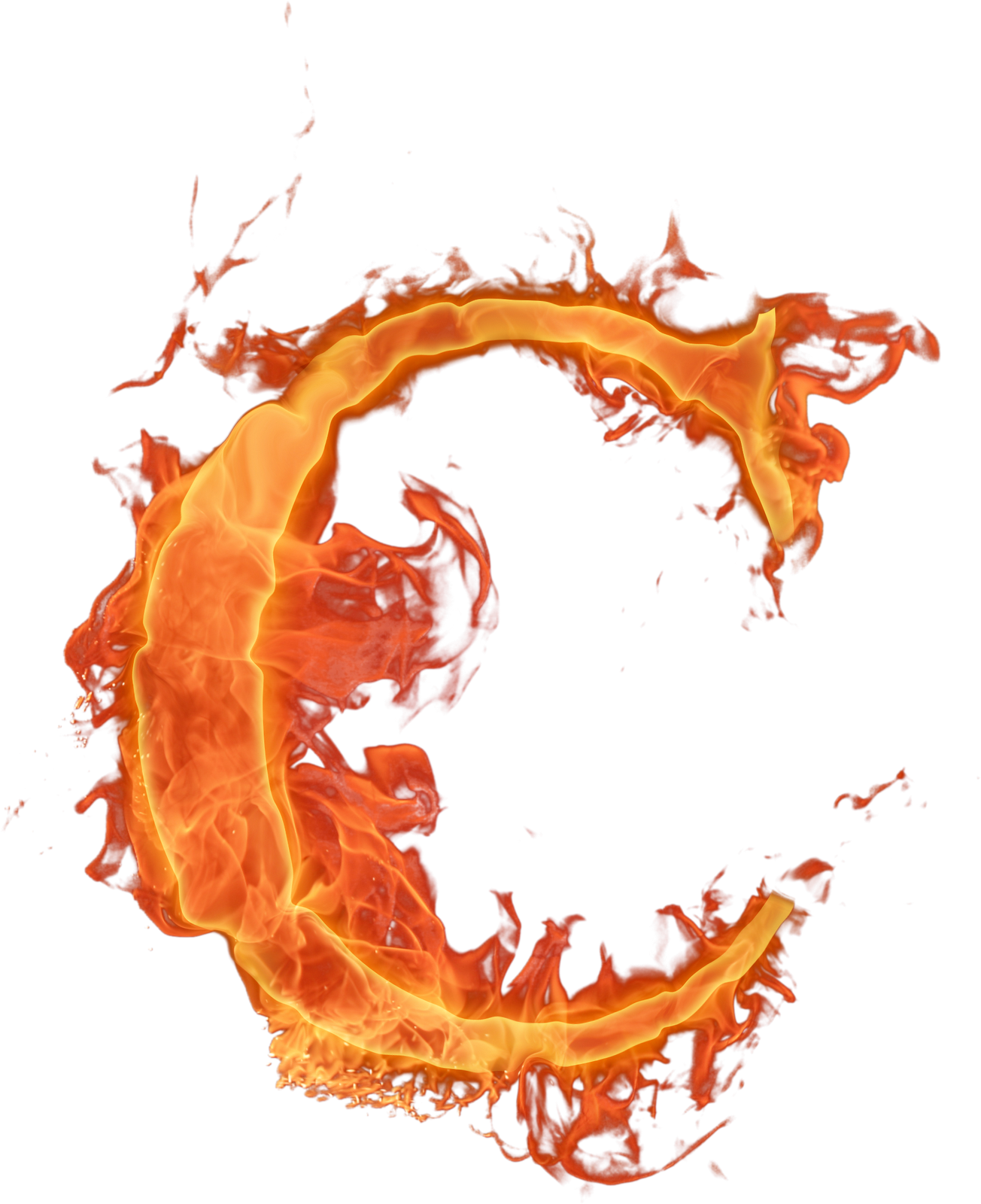 Letras Em Png Efeito Fogo - Letras De Fogo Png (1304x1600)
