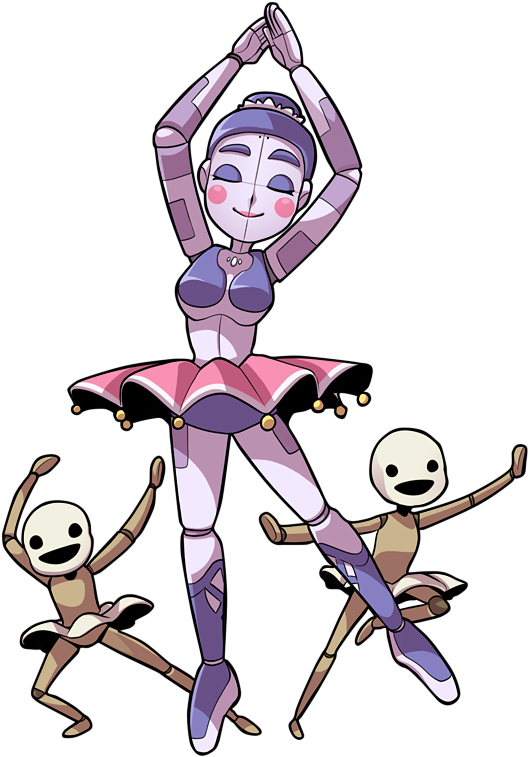 Ballora Full Body Endoskeleton By Ksagamerx - Funtime Foxy I Can T Fix You (700x800)