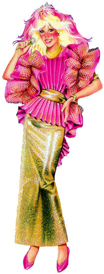 "gold Rush" Jem From "jem And The Holograms" Series - Jem And The Holograms (268x600)