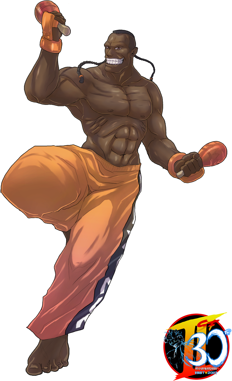 Our Street Fighter 30th Tribute - Dee Jay (780x1254)