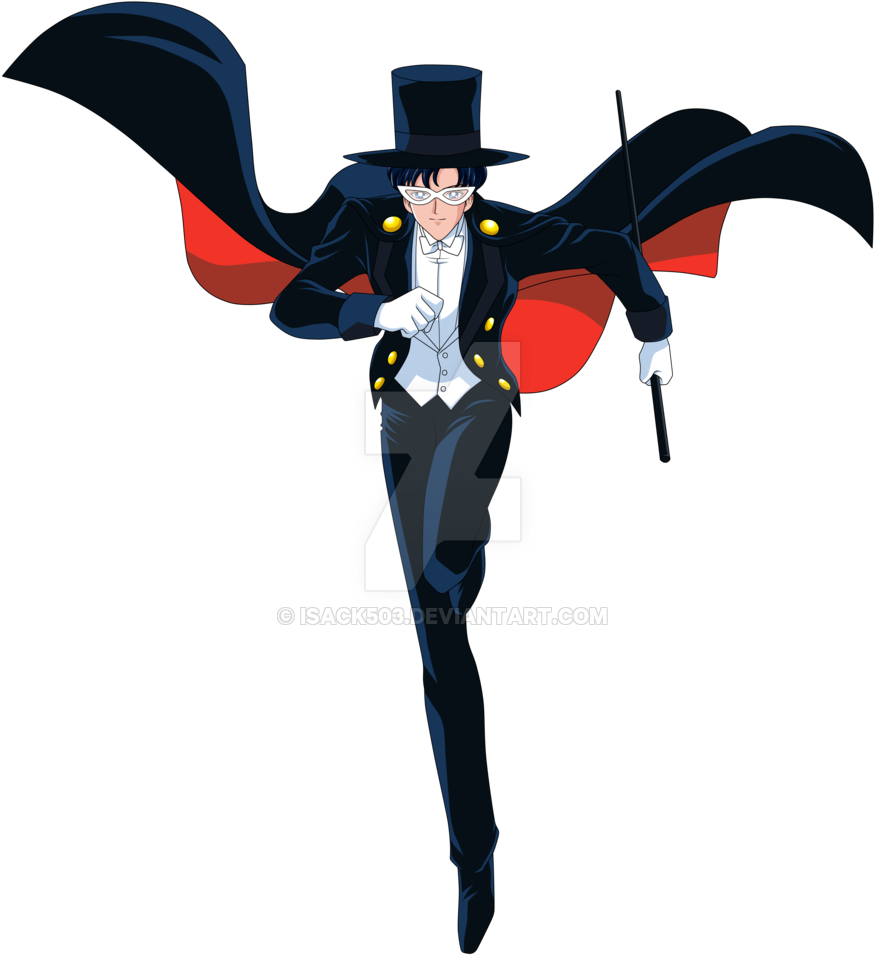 Tuxedo Kamen By Isack503 Tuxedo Kamen By Isack503 - Tuxedo Mask Png (900x987)