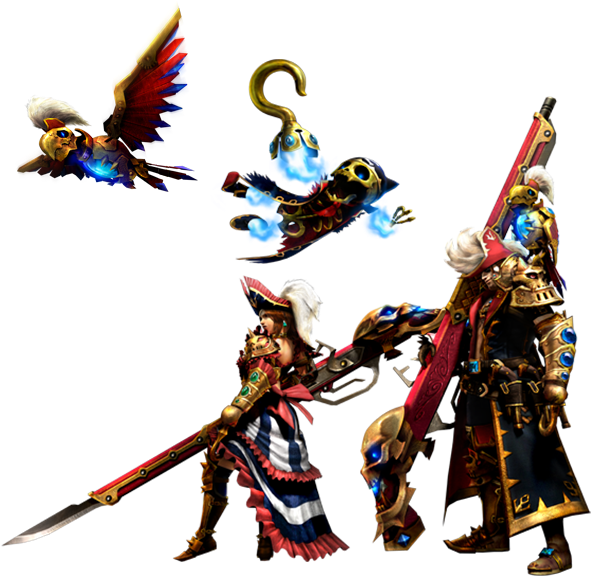 View Samegoogleiqdbsaucenao Mh4g-insect Glaive Render - Monster Hunter Generations Pirate J (600x600)