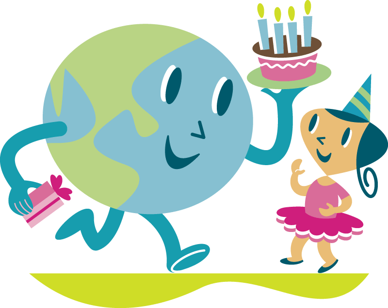 Earth Day Birthday Green Life - Earth Day Birthday 2018 (800x636)