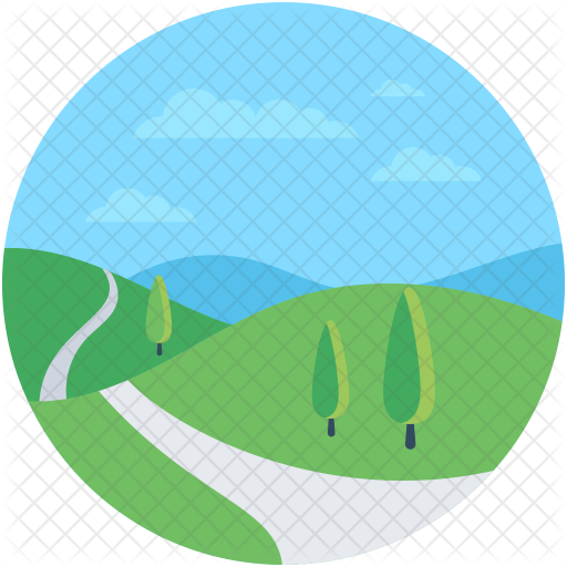 Road Icon - Illustration (512x512)