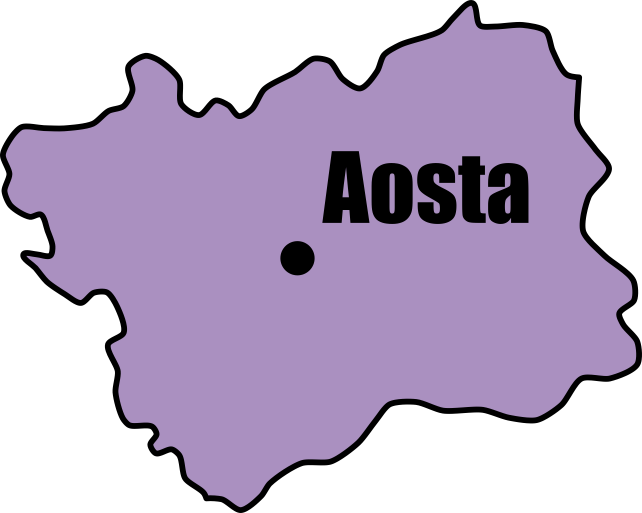 Aosta Valley Italy Aosta Valley Map - Train Your Dragon Night Fury (642x513)