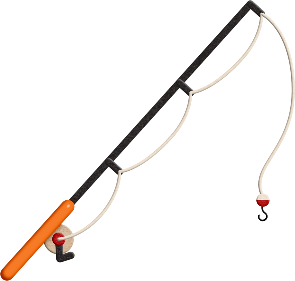 Camping - Clipart Png Fishing Rod (1024x976)