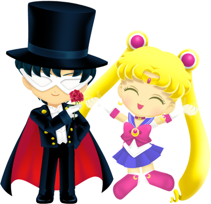Sailor Moon Drops - Sailor Moon Drops Tuxedo Mask (696x671)