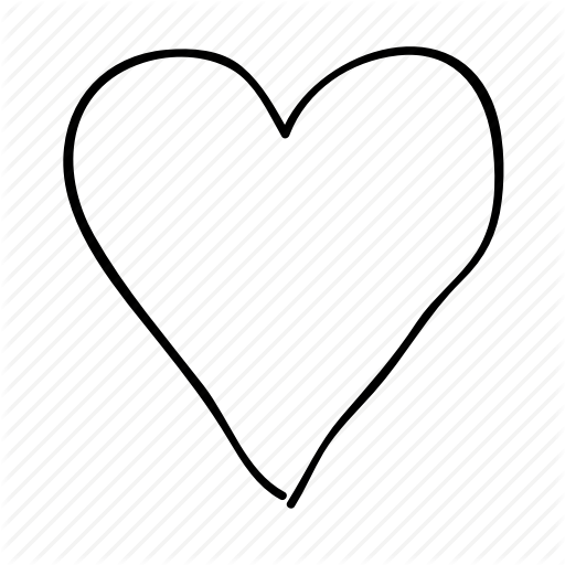 Heart Icons Sketch - Heart (512x512)