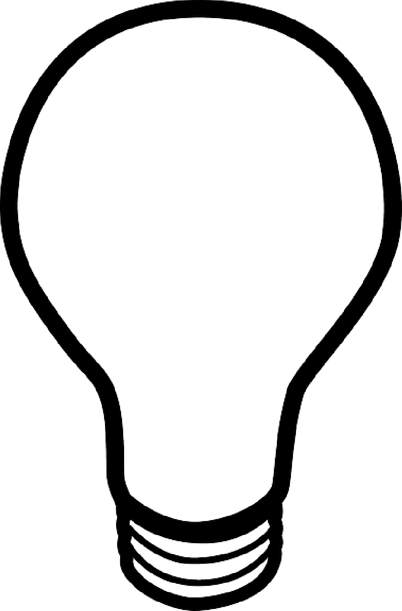 Shapes - Light Bulb Template (800x1216)