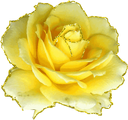 Gifs Et Tubes Fleurs - Happy Mothers Day Yellow Roses (451x409)