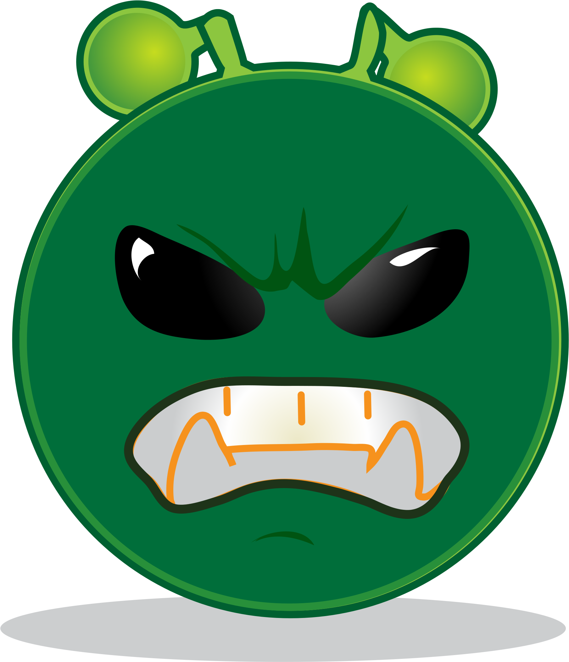 Worried Smiley Face 25, Buy Clip Art - Smiley (2000x2537)