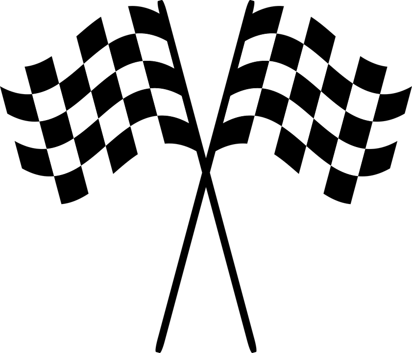Checkered Flag Free Vector Checkered Flags Race Free - Checkered Flag Clip Art (935x800)