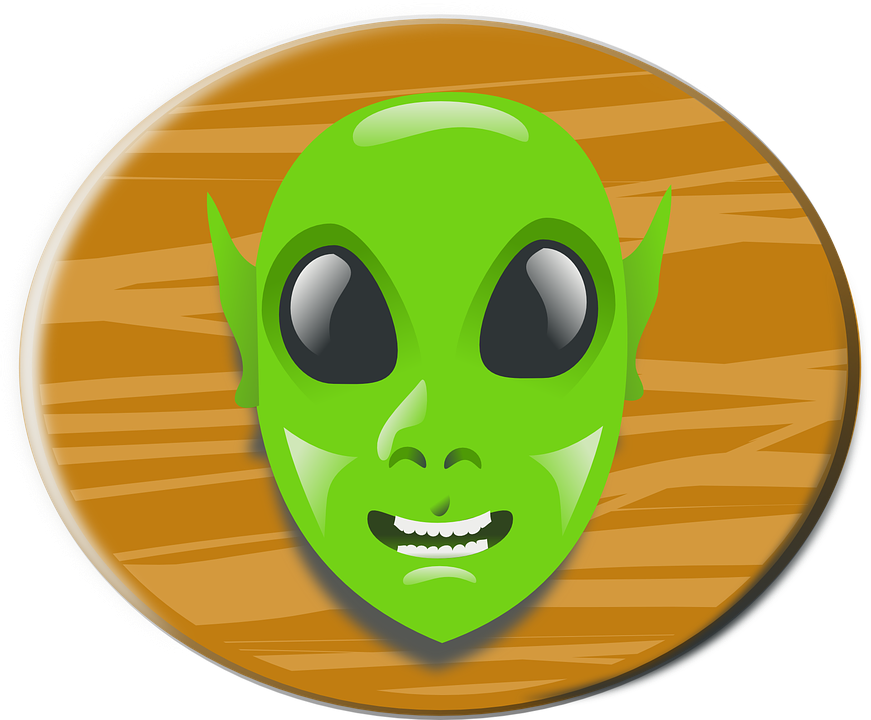 Cartoon Aliens 7, Buy Clip Art - Alien Plaque Shower Curtain (871x720)
