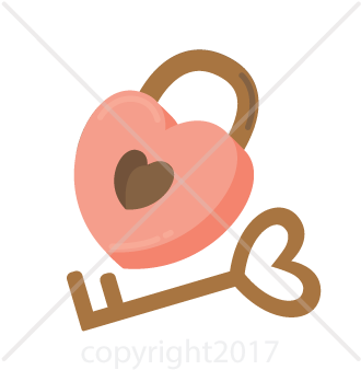 Heart Lock & Key- - Scalable Vector Graphics (360x360)