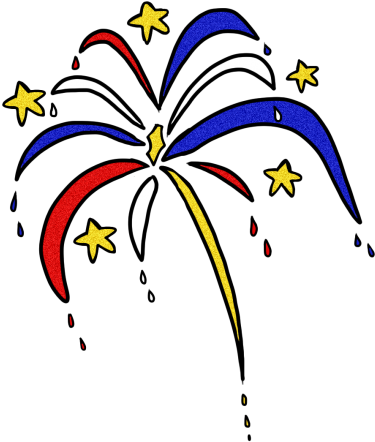 Fireworks Clipart No Background Free Clipart Images - Melonheadz Fireworks (400x477)