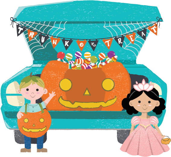 Trunk Or Treat 5 - Cartoon (792x612)