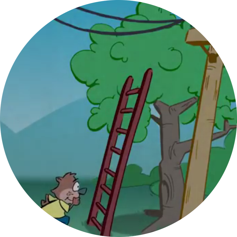 Stay At Least 3 To 6 Metres From Power Lines - Cartoon (780x780)