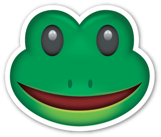 Frog Face - Emojis De Whatsapp Planeta (528x451)