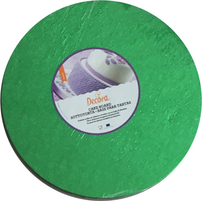Cake Board Green, Cm 30 Diameter, 10 Mm Thick - Decora Cake Board In Rund, Grün, 30 Cm (800x800)