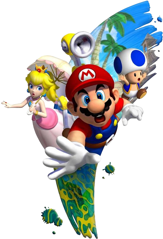 Super Mario Sunshine Artwork - Peach Super Mario Sunshine (600x864)