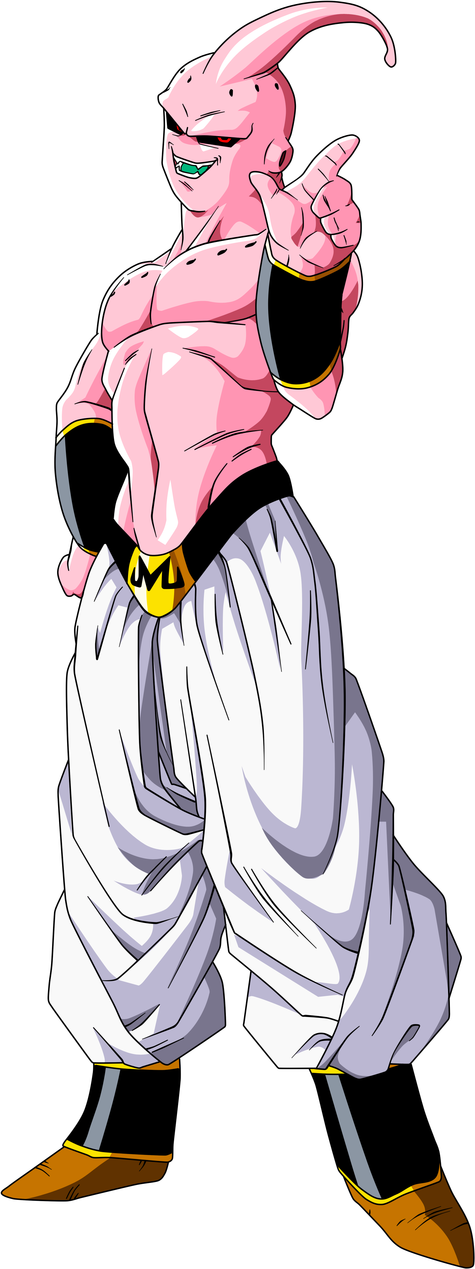 Overall, Dragonball Z's Cutting Edge Story Full Of - Dragon Ball Z Super Buu (1672x4200)