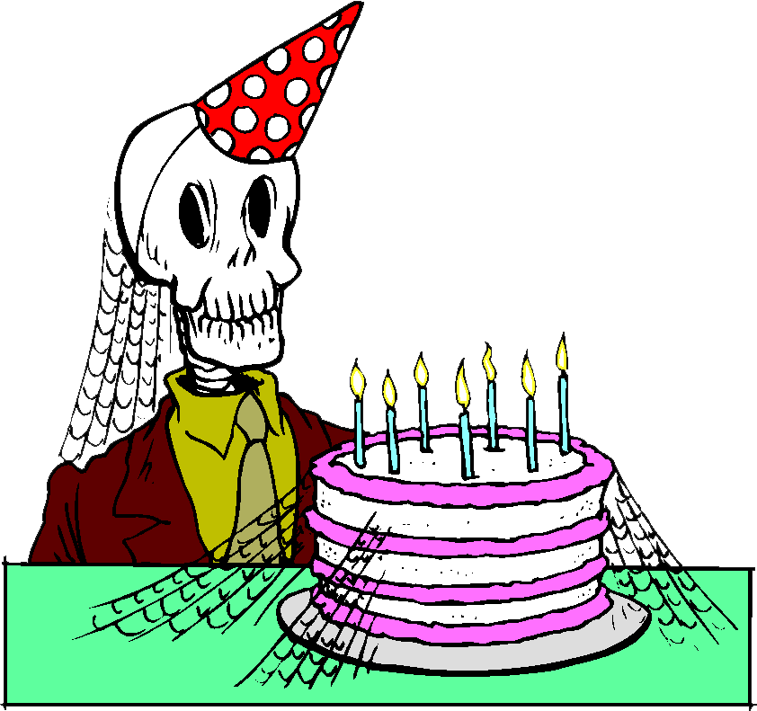 Belated Birthday Clipart - 50th Birthday Yard Sign.