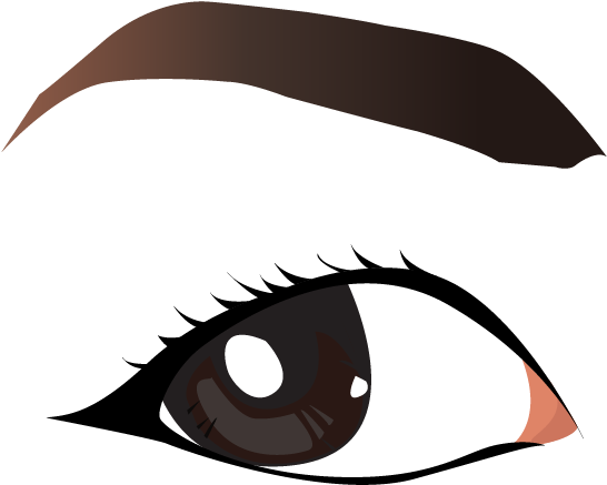 Eyebrow Clip Art - Eye Brow Clipart (709x567)