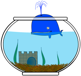 Wal, Fish, Small World, Lake, Sea - Lake (420x340)
