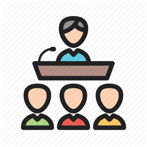 Audience Clipart Government Meeting - Vector Seminar (512x512)
