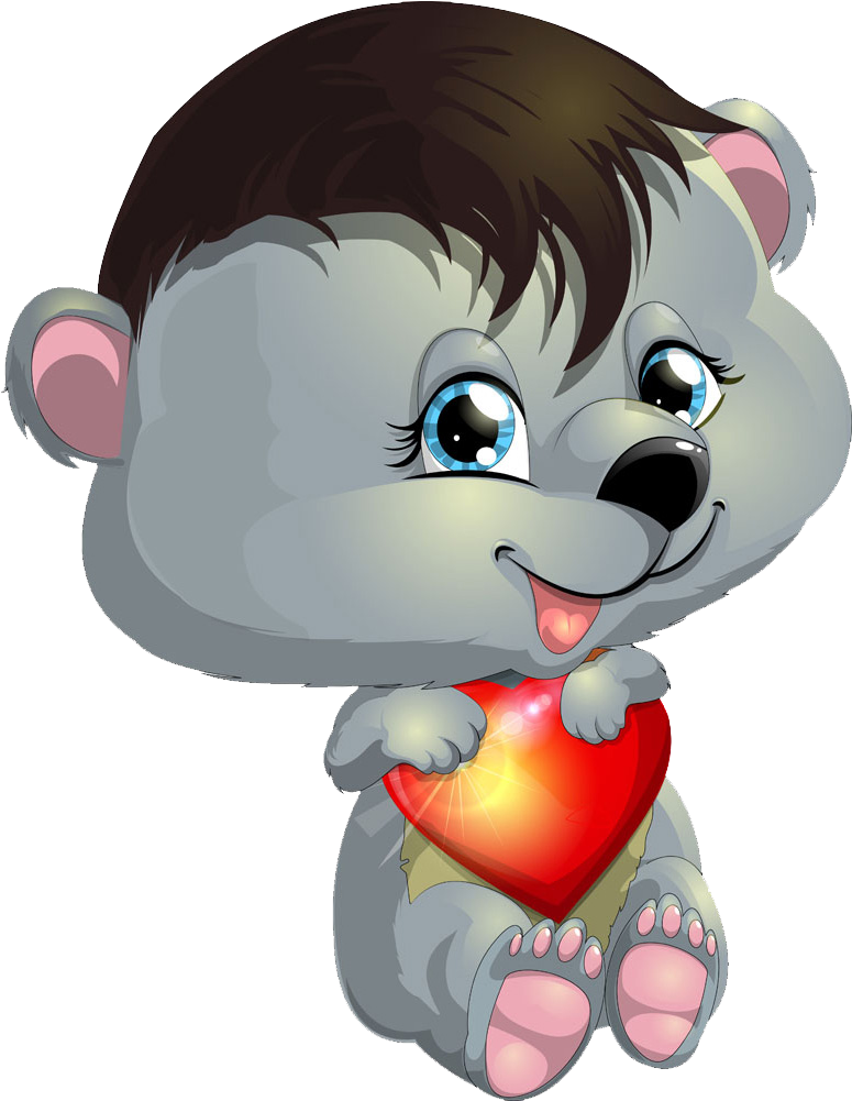 Greeting Clip Art - تصاویر حیوانات عروسکی (1000x1000)