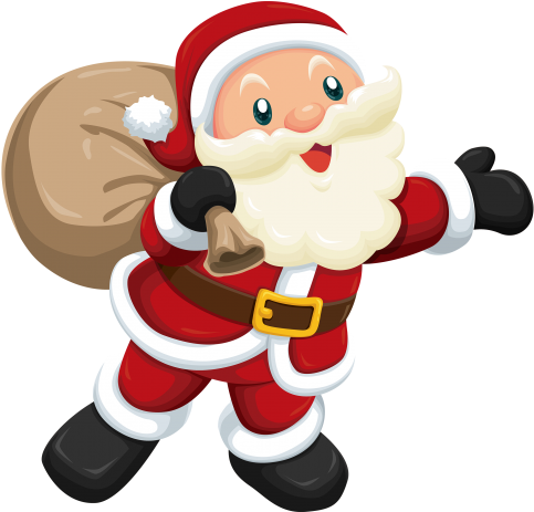 Cute Santa Png Clipart The Best Png Clipart - Santa Png (500x480)