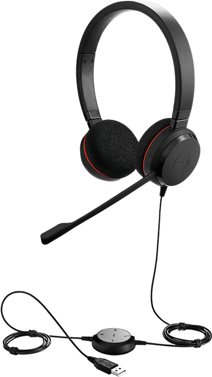 Drawn Headphone Output Device - Jabra Evolve 20 Uc Mono Headset (580x790)