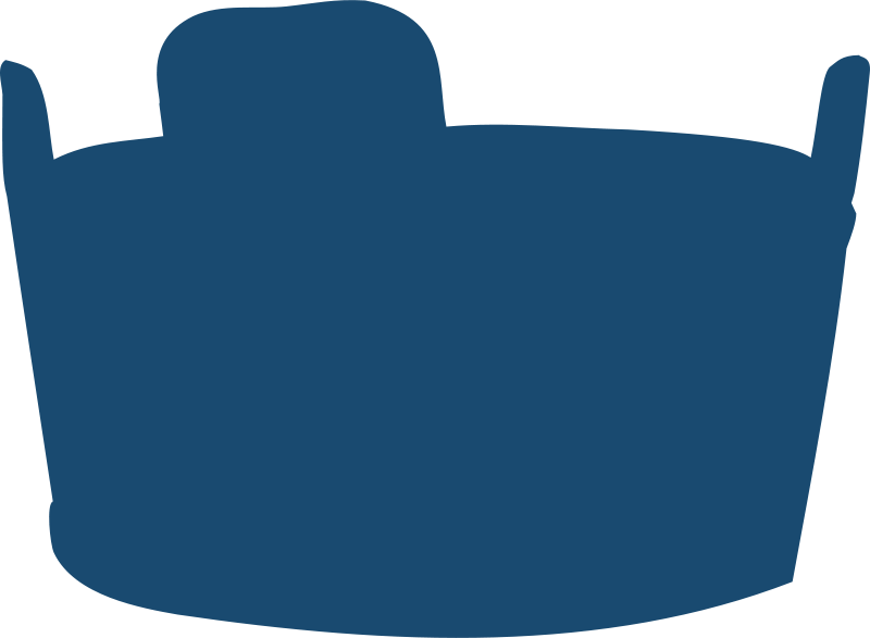 Similar Clip Art - Wash Tub Silhouette (800x587)