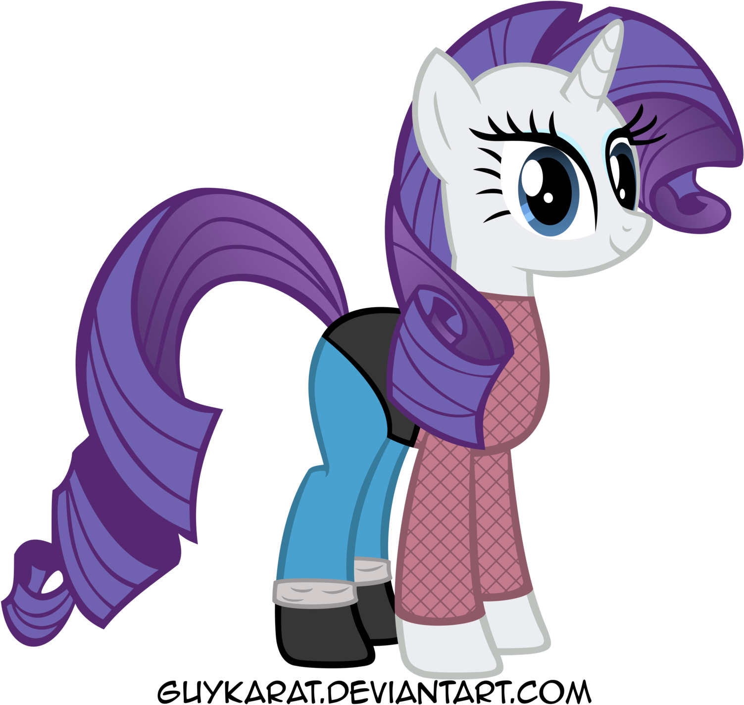 Rarity With Aerobics Outfit By Guykarat Rarity With - Cartoon (1600x1600)