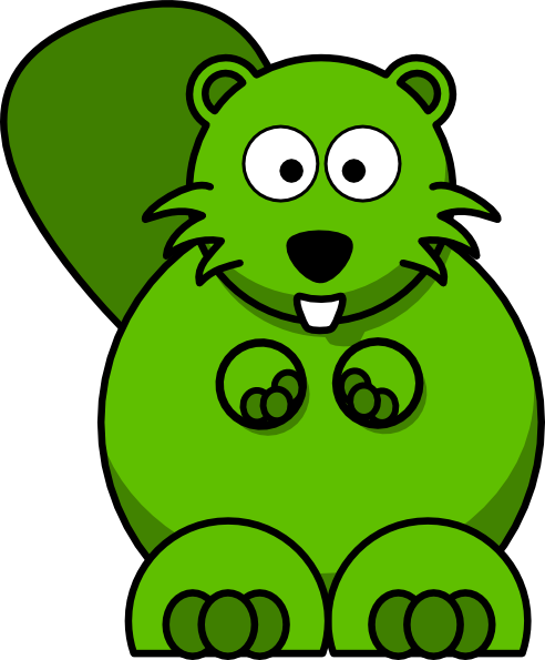 Beaver Clip Art (492x595)