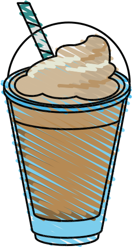 Milkshake Clipart Whipped Cream Png - Doodle Face Milkshake (550x550)